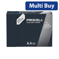 Duracell Procell Constant AA Batteries - Pack of 10, Industrial Grade - 5000394149151