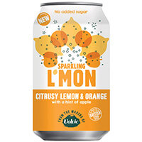 Volvic L'Mon Sparkling Lemon and Orange 330ml Pack of 12 145921 Volvic L'Mon Sparkling Lemon and Orange 330ml Pack of 12 145921