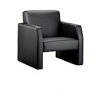 Oracle Single Break Out And Reception Chair Black Leather Oracle Single Break Out And Reception Chair Black Leather