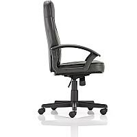 Blitz Executive Office Chair Black Bonded Leather With Arms Blitz Executive Office Chair Black Bonded Leather With Arms
