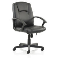 Bella Executive Managers Chair - Black Leather - Fixed Arms - Medium Back - Max. Weight 120kg Bella Executive Managers Chair - Black Leather - Fixed Arms - Medium Back - Max. Weight 120kg