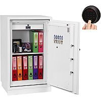 Phoenix Fire Fighter FS0443F Size 3 Fire Safe with Fingerprint Lock White 145L 60min Fire Protection Phoenix Fire Fighter FS0443F Size 3 Fire Safe with Fingerprint Lock White 145L 60min Fire Protection