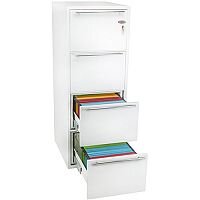 Phoenix Archivo Fire File FS2234K 4 Drawer Filing Cabinet with Key Lock White Phoenix Archivo Fire File FS2234K 4 Drawer Filing Cabinet with Key Lock White