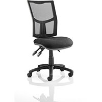 Eclipse Plus III Lever Mesh Back Task Operator Office Chair Black Seat