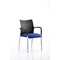 Academy Boardroom & Visitor Chair With Arms Serene Blue