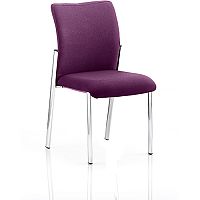 Academy Boardroom & Visitor Chair Fabric Back & Seat Purple