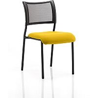 Brunswick Boardroom & Visitor Chair with Black Frame & Sunset Yellow Seat Brunswick Boardroom & Visitor Chair with Black Frame & Sunset Yellow Seat
