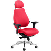 Chiro Plus Ultimate High Back Ergonomic Posture Office Chair With Headrest Cherry Red Chiro Plus Ultimate High Back Ergonomic Posture Office Chair With Headrest Cherry Red
