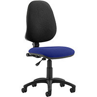 Eclipse I Lever Task Operator Office Chair Serene Blue Seat, Weight Capacity: 150kg, Usage: 8 hours a day, Height Adjustment