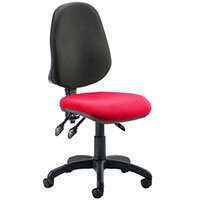 Eclipse III Lever Task Operator Office Chair Cherry Red Seat