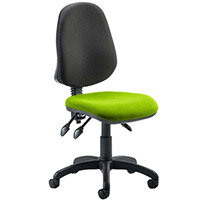 Eclipse III Lever Task Operator Office Chair Swizzle Green Seat