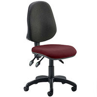 Eclipse III Lever Task Operator Office Chair Chilli Red Seat