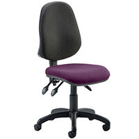 Eclipse III Lever Task Operator Office Chair Purple Seat