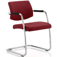 Havanna Boardroom & Visitor Chair Chilli Red