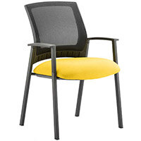 Metro Boardroom & Visitor Chair Sunset Yellow