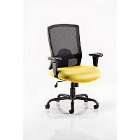 Portland HD - Heavy Duty - Mesh Back Task Operator Office Chair - Robust Frame, Large Seat & Back - Max Weight 32 Stone/203kg - Sunset Yellow Portland HD - Heavy Duty - Mesh Back Task Operator Office Chair - Robust Frame, Large Seat & Back - Max Weight 32 Stone/203kg - Sunset Yellow