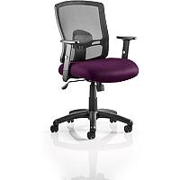 Portland Mesh Back Task Operator Office Chair Purple Portland Mesh Back Task Operator Office Chair Purple