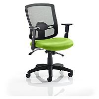 Portland II Mesh Back Task Operator Office Chair Swizzle Green