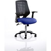 Relay Task Operator Office Chair Black Back Serene Blue Relay Task Operator Office Chair Black Back Serene Blue