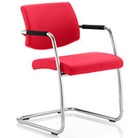 Havanna Bespoke Boardroom & Visitor Chair Cherry Red