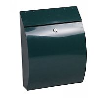 Phoenix Curvo MB0112KG Top Loading Mail Box in Green with Key Lock Green Phoenix Curvo MB0112KG Top Loading Mail Box in Green with Key Lock Green