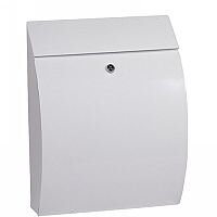 Phoenix Curvo MB0112KW Top Loading Mail Box in White with Key Lock White Phoenix Curvo MB0112KW Top Loading Mail Box in White with Key Lock White