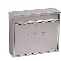 Phoenix Correo MB0118KS Front Loading Mail Box in Stainless Steel with Key Lock Stainless Steel Phoenix Correo MB0118KS Front Loading Mail Box in Stainless Steel with Key Lock Stainless Steel