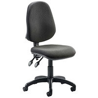 Eclipse II Lever Task Operator Office Chair With No Arms Black - Weight Capacity: 120kg - Usage: 8 hours a day