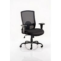 Portland HD - Heavy Duty - Mesh Back Task Operator Office Chair - Robust Frame, Large Seat & Back - Max Weight 32 Stone/203kg - Black Portland HD - Heavy Duty - Mesh Back Task Operator Office Chair - Robust Frame, Large Seat & Back - Max Weight 32 Stone/203kg - Black