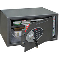 Phoenix Vela Deposit Home & Office SS0803ED Size 3 Security Safe with Electronic Lock Metalic Graphite 34L Phoenix Vela Deposit Home & Office SS0803ED Size 3 Security Safe with Electronic Lock Metalic Graphite 34L