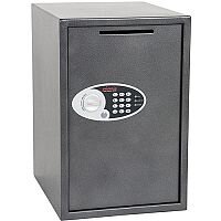 Phoenix Vela Deposit Home & Office SS0805ED Size 5 Security Safe with Electronic Lock Metalic Graphite 88L Phoenix Vela Deposit Home & Office SS0805ED Size 5 Security Safe with Electronic Lock Metalic Graphite 88L