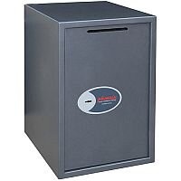 Phoenix Vela Deposit Home & Office SS0805KD Size 5 Security Safe with Key Lock Metalic Graphite 88L Phoenix Vela Deposit Home & Office SS0805KD Size 5 Security Safe with Key Lock Metalic Graphite 88L