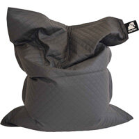 Elephant Junior Kids Size Bean Bag 1400x1100mm Smoke Grey Quilted Elephant Junior Kids Size Bean Bag 1400x1100mm Smoke Grey Quilted