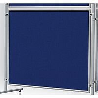 Double Sided Felt Notice Board 1200 x 1200mm Blue Franken Eco Partition System Module Double Sided Felt Notice Board 1200 x 1200mm Blue Franken Eco Partition System Module
