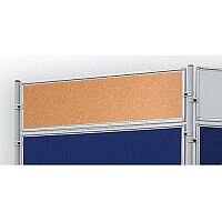 Double Sided Cork Notice Board 1200 x 300mm Franken Eco Partition System Module Double Sided Cork Notice Board 1200 x 300mm Franken Eco Partition System Module