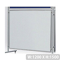 Double Sided Magnetic Whiteboard 1200 x 1500mm Franken Eco Partition System Module Double Sided Magnetic Whiteboard 1200 x 1500mm Franken Eco Partition System Module