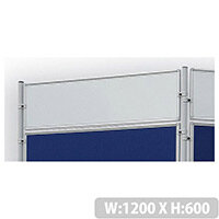 Double Sided Magnetic Whiteboard 1200 x 600mm Franken Eco Partition System Module Double Sided Magnetic Whiteboard 1200 x 600mm Franken Eco Partition System Module