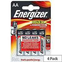 Energizer MAX E91 AA Alkaline Batteries (Pack of 4) Energizer MAX E91 AA Alkaline Batteries (Pack of 4)