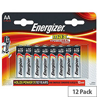 Energizer MAX E91 AA Alkaline Batteries (Pack of 12) Energizer MAX E91 AA Alkaline Batteries (Pack of 12)