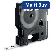 Dymo D1 Tape 40913, 9mm x 7m, Black on White (S0720680) - Long-Lasting Labels for File Organisation & General Use