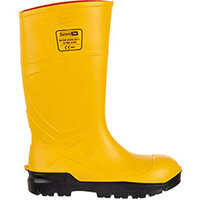 Portwest FD95 PU Safety Wellingtons Yellow Size EU 39/UK 6