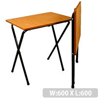 Folding Exam Table Square With Black Frame & Beech Table Top - This Table Is Collapsible Making It Ideal For Both Temporary & Long-Term Use. Safety Brackets Included To Prevent Collapsing While Opening. Folding Exam Table Square With Black Frame & Beech Table Top - This Table Is Collapsible Making It Ideal For Both Temporary & Long-Term Use. Safety Brackets Included To Prevent Collapsing While Opening.