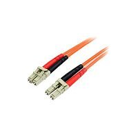 StarTech 3m Fiber Optic Cable Multimode Duplex 62.5/125 LSZH LC/LC OM1 LC to LC Fiber Patch Cable LC Male Network LC Male Network 3m Orange FIBLCLC3