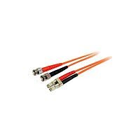 StarTech 2m Fiber Optic Cable Multimode Duplex 62.5/125 LSZH LC/ST OM1 LC to ST Fiber Patch Cable 2 x LC Male Network 2 x ST Male Network Orange