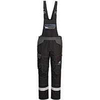 Portwest FR405 WX3 FR Bib and Brace Black Size XXL Regular Fit