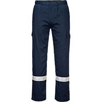 Portwest FR412 FR Lightweight Anti-Static Trousers Navy Size XL Regular Fit