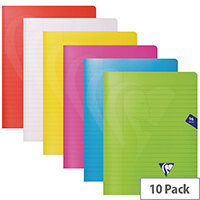 Clairefontaine Mimseys Notebook A5 Assorted Pack of 10 303745C Clairefontaine Mimseys Notebook A5 Assorted Pack of 10 303745C
