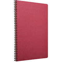 Clairefontaine Age Bag Wirebound Notebook A4 Red Pack of 5 781452C Clairefontaine Age Bag Wirebound Notebook A4 Red Pack of 5 781452C