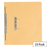 Guildhall Super Heavyweight Pocket Spiral File Yellow 211/6003 Pack 25