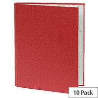 Guildhall A4 Ring Binder 30mm 2 Ring Red Pack of 10 222/0002Z Guildhall A4 Ring Binder 30mm 2 Ring Red Pack of 10 222/0002Z